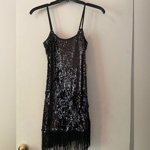 Roaring 20’s style black dress